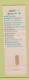 Matchbook Cover - Neptune Resort Motel Miami Beach FL
