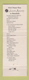 Matchbook Cover - Tops Beach Walk Coffee House Honolulu Hawaii