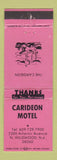 Matchbook Cover - Carideon Motel North Wildwood NJ WEAR
