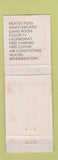 Matchbook Cover - Carideon Motel North Wildwood NJ WEAR