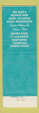 Matchbook Cover - Namara Inn Del Mar CA