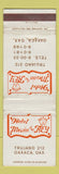 Matchbook Cover - Hotel Meson Oaxaca Mexico WEAR