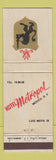 Matchbook Cover - Hotel Metropol Mexico DF Luis Moya