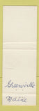 Matchbook Cover - Greenwood Motel Greenville ME