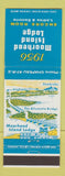 Matchbook Cover - 1956 Moorhead Island Lodge ON Chapeau?