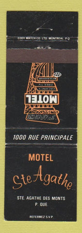 Matchbook Cover - Motel Ste Agathe Des Monts QC WEAR