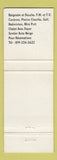 Matchbook Cover - Motel Ste Agathe Des Monts QC WEAR