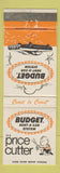 Matchbook Cover - Budget Car Rentals San Francisco Oakland San Jose Palo Alto CA