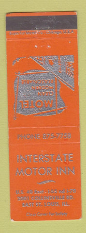 Matchbook Cover - Interstate Motor Inn East St Louis IL