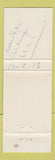 Matchbook Cover - Holly Motel Brattleboro VT