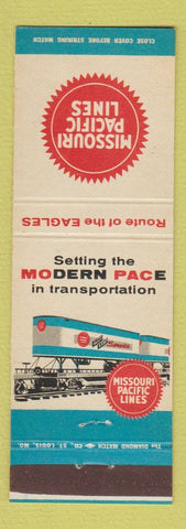 Matchbook Cover - Missouri Pacific Lines Railroad