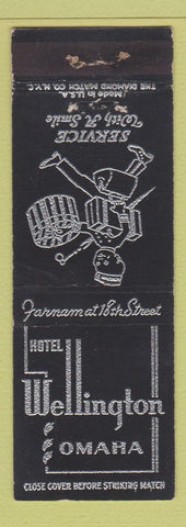 Matchbook Cover - Hotel Wellington Omaha NE WEAR