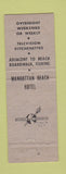 Matchbook Cover - Manhattan Beach Hotel Brooklyn NY