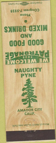 Matchbook Cover - Randy Rock Drive In Randallstown MD