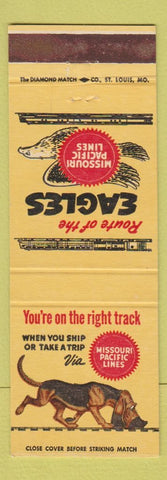Matchbook Cover - Missouri Pacific Lines Railroad