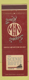 Matchbook Cover - Norfolk and Western Railroad Scenic Route