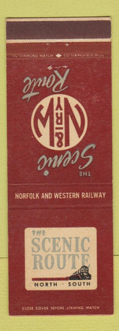 Matchbook Cover - Norfolk and Western Railroad Scenic Route