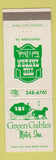 Matchbook Cover - Green Gables Motor Inn Lewiston PA The Tavern