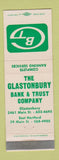Matchbook Cover - Glastonbury Bank and Trust East Hartford CT