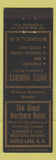 Matchbook Cover - Hotel Roberts Mitchell SD Great Northern Devils Lake ND
