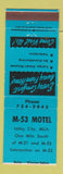 Matchbook Cover - M-53 Motel Imlay City MI BLUE