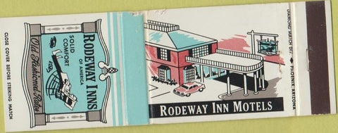 Matchbook Cover - Rodeway Inns of America Phoenix AZ