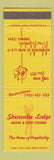 Matchbook Cover - Shenvalee Lodge Motel Golf Course New Market VA