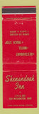 Matchbook Cover - Shenandoah Inn Old Washington OH