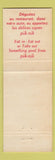 Matchbook Cover - Pik Nik Drive In Restaurant QC