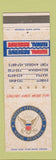 Matchbook Cover - US Naval Reserve Recruiting Seattle Everett Port Angeles WA