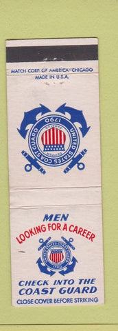 Matchbook Cover - US Coast Guard Recruiting