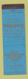 Matchbook Cover - Forst Sam Houston Officers' Mess TX Frank Bros Army Store WEAR