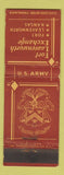 Matchbook Cover - Fort Leavenworth Exchange KS WEAR