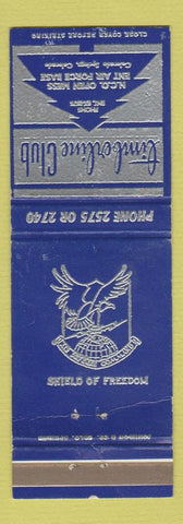 Matchbook Cover - Timberline Club NCO Mess Air Force Base Colorado Springs WEAR