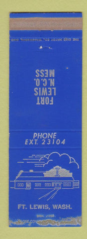 Matchbook Cover - Fort Lewis WA NCO Mess WEAR