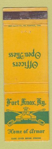 Matchbook Cover - Fort Knox KY Officers Open Mess WEAR