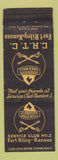 Matchbook Cover - Service Club Fort Riley KS Military WEAR