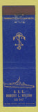Matchbook Cover - USS Robert Wilson DD 847 Navy