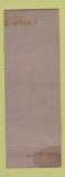 Matchbook Cover - US William Ward Burrows Navy WEAR