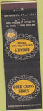 Matchbook Cover - Gold Cross Shoes Randall's Corpus Christi TX