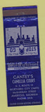 Matchbook Cover - Cantey's Camellia Court Americus GA
