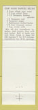Matchbook Cover - Deck Restaurant Cocktail Lounge Brunswick GA