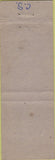 Matchbook Cover - Gold Cross Shoes Sauter's Anderson IN
