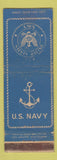 Matchbook Cover - US Navy WEAR