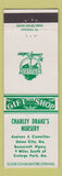 Matchbook Cover - Charles Drake's Nursery Union City GA