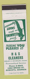 Matchbook Cover - H&S Cleaners Augusta GA