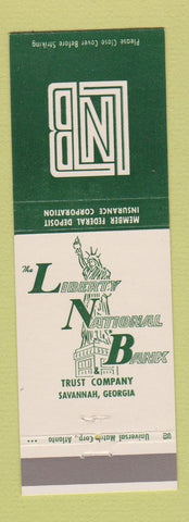 Matchbook Cover - Liberty National Bank Savannah GA