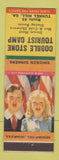 Matchbook Cover - Cobble Stone Tourist Camp Tunnel Hill GA