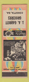 Matchbook Cover - JA Garrett Grocery Cohutta GA
