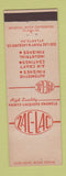 Matchbook Cover - Zac Lac Lacquers Paint Atlanta GA